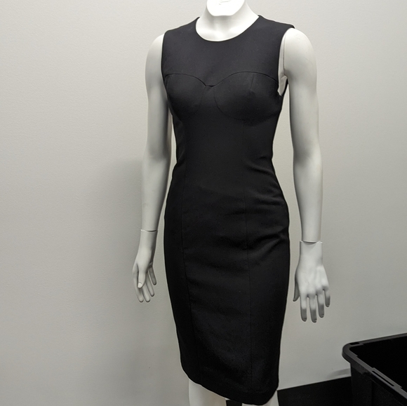 Black Halo Walker Black Sheath Dress NEW - Picture 5 of 5